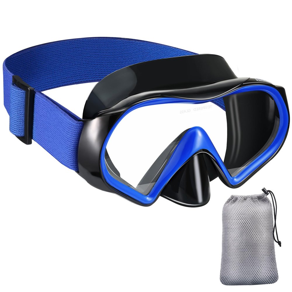 Aegend Diving Mask for Adult Youth, Anti-Fog Anti-UV Wide View Snorkel Mask for Scuba Diving Swimming Snorkeling