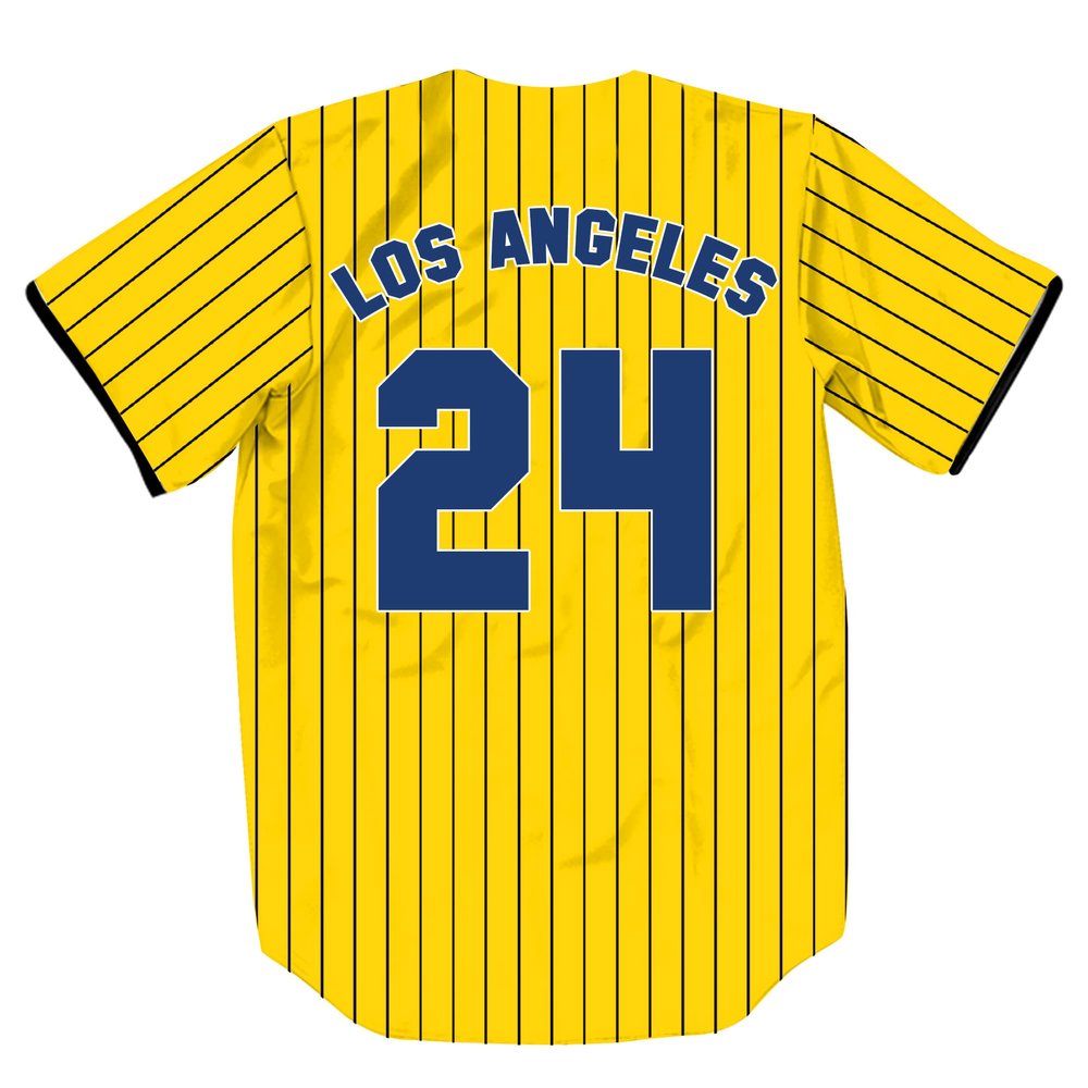 TIFIYA 24 Baseball Jersey Softball Short Sleeve Button Shirts for Young Men Women T098-Yellow2-L