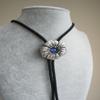 ARTICAL HEART Rhinestones Dream Flower Western Cowboy Rodeo Bolo Tie view 3