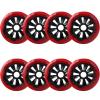 UZIAH 85A Inline Skate Wheels Indoor Outdoor Inline Skate Replacement Wheel 90Mm 100Mm 110Mm Speed Skate Wheels 8 Pcs,Red,110mm view 1