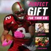 AIGEVTURE Mens Football Gloves Wide Receiver Youth Sticky Adult Receiving Gloves Best Gifts Pink Medium view 3