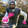 AIGEVTURE Mens Football Gloves Wide Receiver Youth Sticky Adult Receiving Gloves Best Gifts Pink Medium view 4