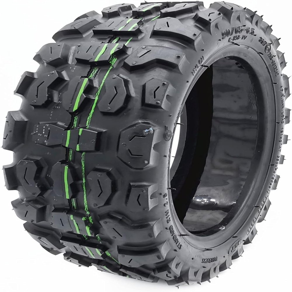 90/65-6.5 11 Inch Puncture proof Tubeless Tire for kukirin G4 Electric Scooter Off-Road Tire Road Tyre Replace accessories (Off-Road Tire)
