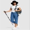 ISEEGZ Hiking Capris for Women with Pockets Lightweight Quick Dry Cargo Capri Travel Pants Women Casual Women's Capris view 4