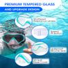 Aegend Diving Mask for Adult Youth, Anti-Fog Anti-UV Wide View Snorkel Mask for Scuba Diving Swimming Snorkeling view 2