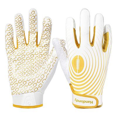 AIGEVTURE Mens Football Gloves Adult Wide Receiver Sticky Gloves
