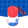 Fafeicy Bilge Pump DC SemiAutomatic Switch Electric Small Submersible Pump 12V/24V 350/500/750/1100GPH for Environmental (DC12V 500GPH) view 4