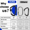 12kn (2697 lbs) and 42kn (9441 lbs) Carabiners Bundle: UIAA Certified 42kn Screwgate Locking Climbing Caribeaner Clips - Heavy Duty 12kn Hammock Caribiniers for Camping and Dog Lesh view 4