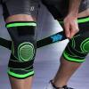 Hutena Rodillera Pro, Knee Compression Sleeve, Hutena Rodillera Professional Knee Brace with Pressure Strap, Knee Support for Running, Fitness (Green,M) view 2