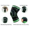 Hutena Rodillera Pro, Knee Compression Sleeve, Hutena Rodillera Professional Knee Brace with Pressure Strap, Knee Support for Running, Fitness (Green,M) view 4