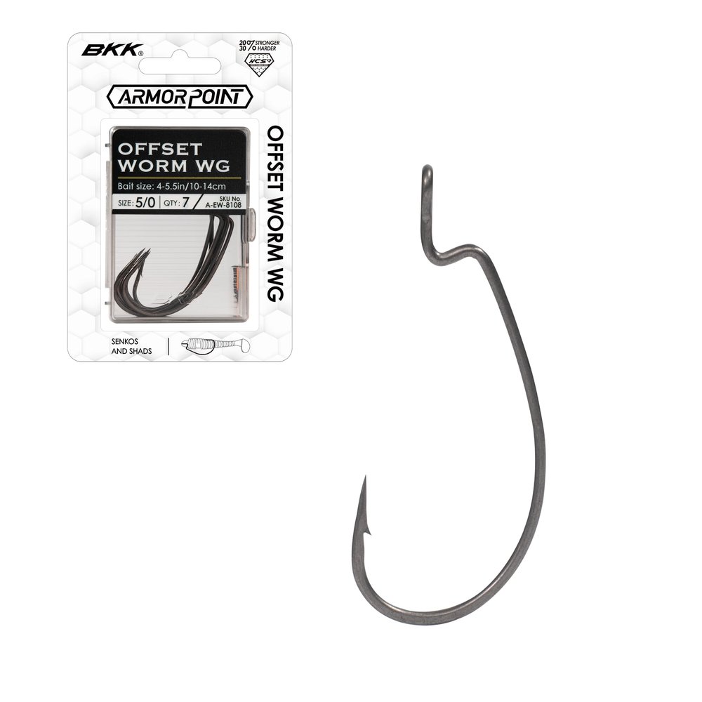 BKK Offset Worm WG - 6/0