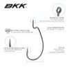 BKK Offset Worm WG - 6/0 view 3