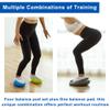 StrongTek Balance Training Set  Wooden Rocker Balance Board + Balance Pods & Wobble Cushion Kit for Core Strength, Rehab & Stability view 4