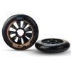 UZIAH 85A Inline Skate Wheels Indoor Outdoor Inline Skate Replacement Wheel 90Mm 100Mm 110Mm Speed Skate Wheels 8 Pcs,Black,100mm view 2