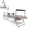 Foldable Pilates Reformer, Pilates Reformer Machine with Springs, Pilates Exercise Equipment with Jump Board for Home Workouts