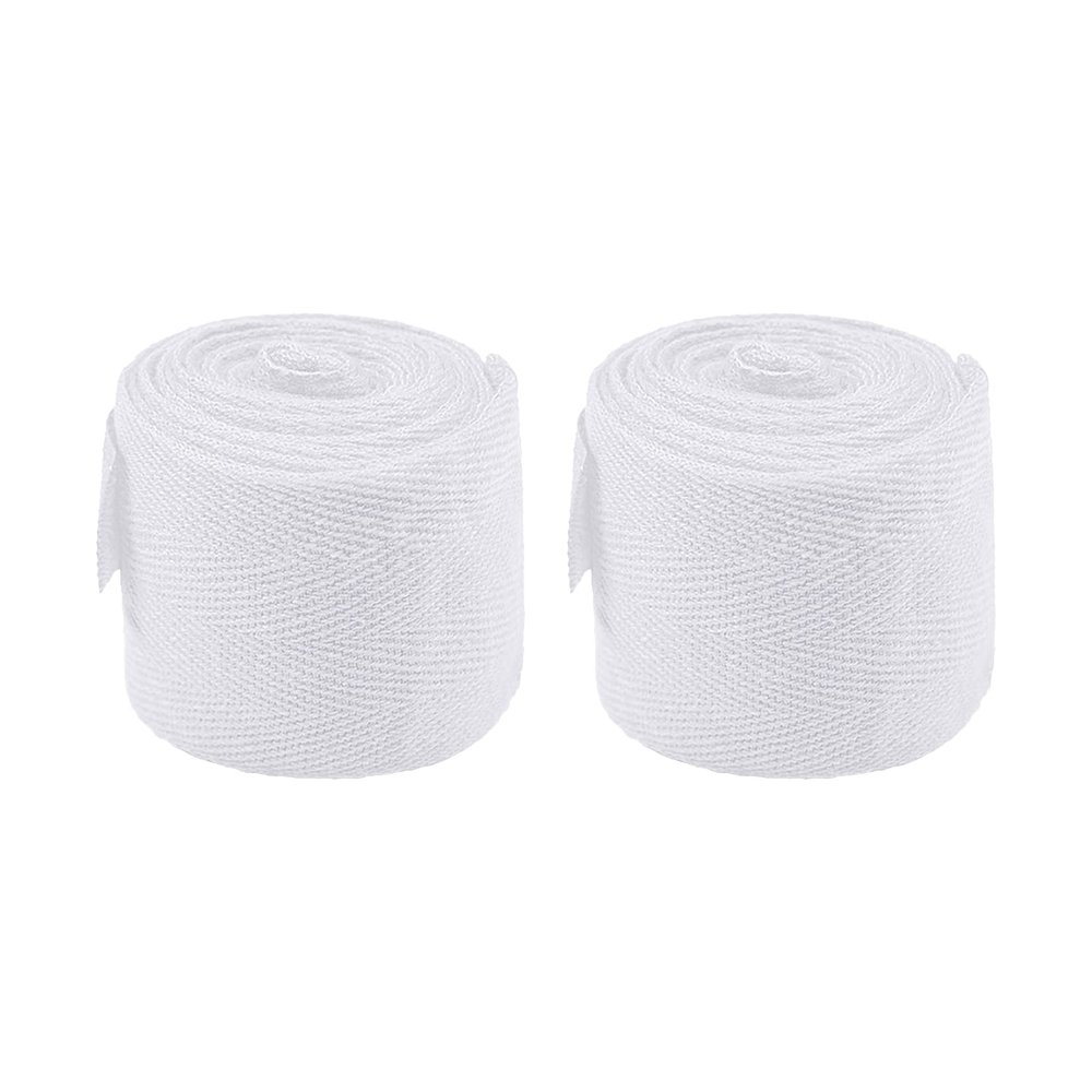 2 Pieces Cotton Boxing Wraps Elastic Boxing Hand Wraps Boxing Gloves Wrist Compression Bandage Bulk Martial Arts Sports Handwraps for Muay Thai MMA Kickboxing Training Gym - 3 Colors,138 inches