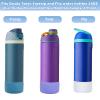 2Pcs Silicone Boot Base Sleeve for Owala Water Bottle FreeSip Twist and Flip Protective Silicone Bottom Bumper for Owala Flask Water Bottle Accessories BPA Free view 2