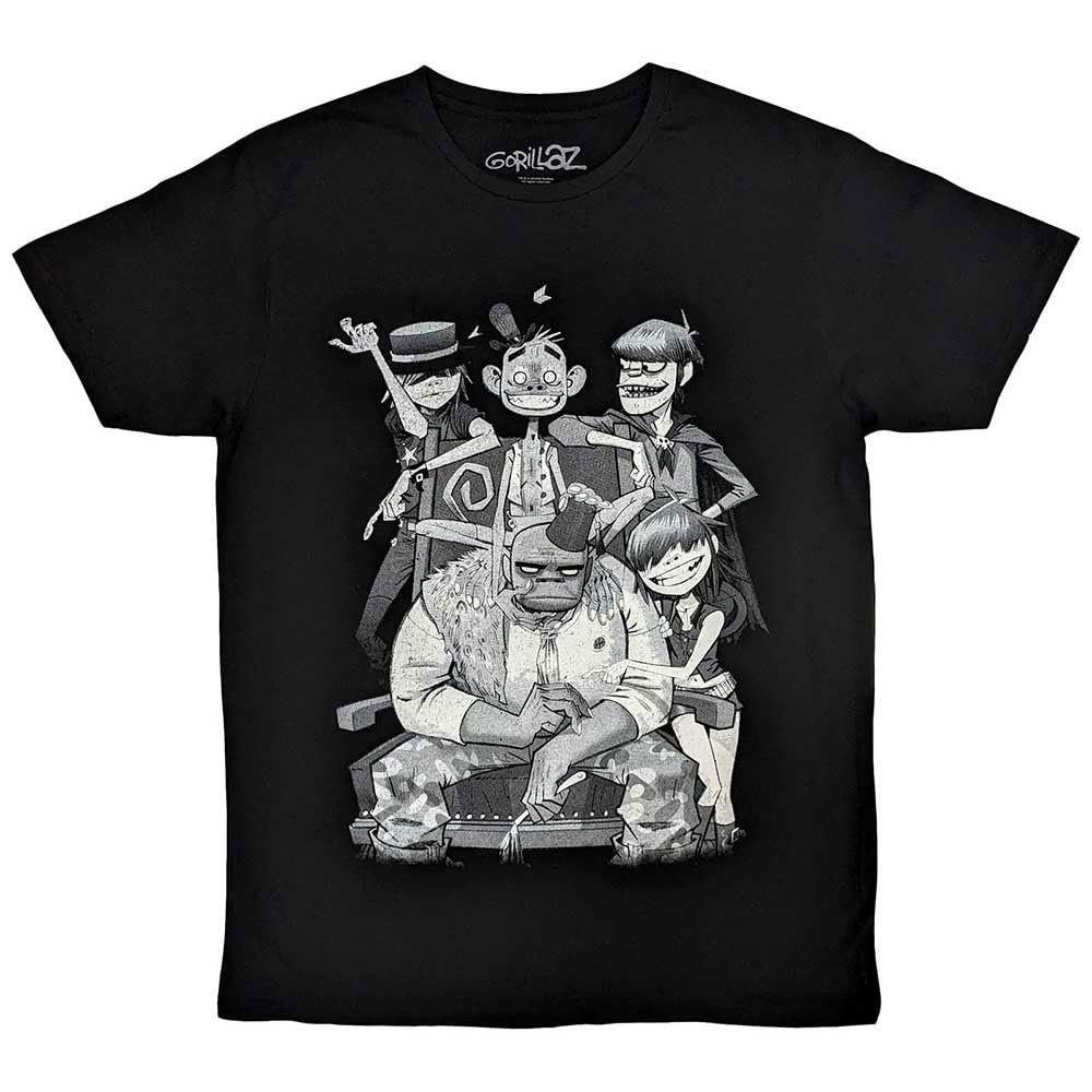 Gorillaz George Spray T Shirt Size XXL Black