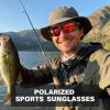 DioKiw 3PACK Sports Polarized Sunglasses for Men Cycling Running Fishing UV400 Protection Sun Glasses Lightweight Half Frame Goggles view 2