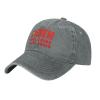 NineFit Basics Biden Make China Great Again Hat Funny Cotton Washed Cowboy Baseball Cap Adjustable Unisex Dad Hats Gray view 2