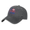 I Vote for Biden Ridin with Biden Hat Funny Cotton Washed Cowboy Baseball Cap Adjustable Unisex Dad Hats Deep Heather view 2