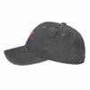 I Vote for Biden Ridin with Biden Hat Funny Cotton Washed Cowboy Baseball Cap Adjustable Unisex Dad Hats Deep Heather view 3