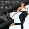 Fotociti Maternity Leggings with Pockets Over Belly Pregnancy Yoga Pants view 4