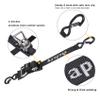 Ayaport Boat Tie Down Straps to Trailer (Stainless Steel Ratchet) 5 Feet, 4400lbs Break Strength Heavy Duty Ratchet Boats Straps, Boat Transom Trailer Accessories for Boating Safety view 3