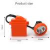 HENGJINGTR 5000MAH Superbright LED Miner Lamp Waterproof Rechargeable Head Mounted Industrial Miner's Lamp for Hiking Outdoor Working view 2