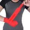 2 Pieces Cotton Boxing Wraps Elastic Boxing Hand Wraps Boxing Gloves Wrist Compression Bandage Bulk Martial Arts Sports Handwraps for Muay Thai MMA Kickboxing Training Gym - 3 Colors,138 inches view 3