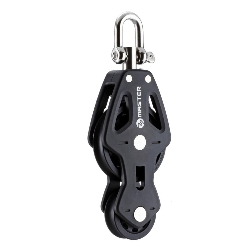 TERSMA Single/Swivel Shackle/Fiddle Plain Bearing Sailboat Block (50 Millimeter)