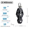 TERSMA Single/Swivel Shackle/Fiddle Plain Bearing Sailboat Block (50 Millimeter) view 2