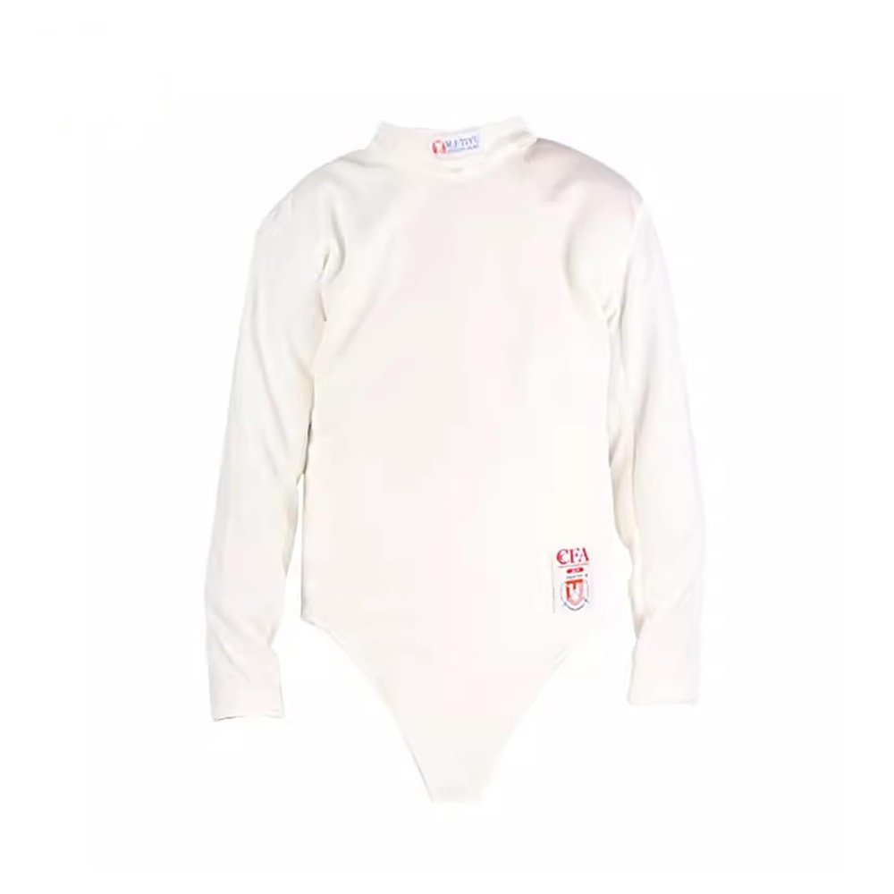 KXJPIZIYB Breathable Fencing Clothing Tops, 450N Fencing Competition Clothing, Foil/Epee/Saber Fencing Equipment(Color:White Right Hand,Size:48#)