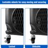 NineFit Basics 18"" Electric Air Blower for Air Dancers and Air Tubes - 110/120V AC, 60 Hz, 10 Amp, 1.5 Hp Motor - Inflatable Puppet Dancer Blower for Auto Dealerships - Pack of 2, Black view 2