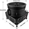 NineFit Basics 18"" Electric Air Blower for Air Dancers and Air Tubes - 110/120V AC, 60 Hz, 10 Amp, 1.5 Hp Motor - Inflatable Puppet Dancer Blower for Auto Dealerships - Pack of 2, Black view 3