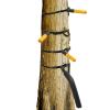 CRYBY Wooden Dummy Arm Leg Wing Chun Kit, Outdoor Park Tie Tree Spring Training Pile Chinese Kong Fu Training Tool with 3 Arms & 1 Leg, Portable Martial Arts Training Equipment for Tree or Soft Object view 1