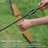 D&Q Wooden Bow and Arrow Set for Beginners Adults Youth,Handmade Wooden Bow and Arrows, Archery Bow Set Right Handed for Practice Target Game (Wood 40lb) view 2