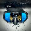 ATACLETE Phantom Dive Mask  Military-Grade Scuba Mask, Single Lens, Tempered Glass, Comfortable Silicone Skirt for Extended Use (Black) Scuba Diving Mask  Snorkeling, Free Diving and Swimming view 3
