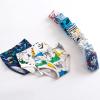 NineFit Basics Little Boys Briefs Dinosaur Truck Cute Boys Underwear Toddler Undies Kids Baby Underwear 3-Pack (White, 5-6 Years) view 2