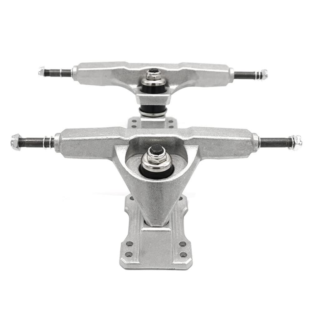 Srutueo Surf Skate Trucks 6.25Inch Surf Skate Board Trucks Surfskate Skate Board Trucks Longboard Truck Silver