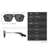JRSMLF Sunglasses Retro Rivets Men Punk Gradient Glasses Vintage Rectangle Women Shades UV400,Black WineRed,one size view 2