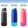 2Pcs Silicone Boot Base Sleeve for Owala Water Bottle FreeSip Twist and Flip Protective Silicone Bottom Bumper for Owala Flask Water Bottle Accessories BPA Free view 2