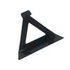 SagaSave Bike Wall Mount Hanger Space Saving Cycling Triangle Holder Hook Heavy Duty Garage Hooks Black for Garage, Shed, House, Office, Apartment view 1