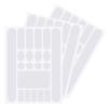 Bike Frame Protection Tape, 3 Pieces Chain Protective Decal Adhesive Protectors Clear Film Cover Frame Guard for Mountain Bike Chain Protective Road Bikes Folding Frames Front Fork Protectiv view 1