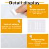 Bike Frame Protection Tape, 3 Pieces Chain Protective Decal Adhesive Protectors Clear Film Cover Frame Guard for Mountain Bike Chain Protective Road Bikes Folding Frames Front Fork Protectiv view 3