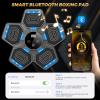 LOLBOX 2025 Music Boxing Machine for Adults and Kids, Smart Bluetooth Boxing Training Equipment with Gloves Wall Mounted, Workout Punching Machine for Home,Office and Gym view 4