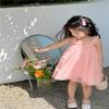 AGQT Baby Girls Tutu Dress Tulle Princess Birthday Dresses for Toddler Ruffle Sleeveless Formal Party Gowns Light Pink Size 9-12 Months view 3