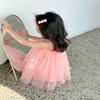 AGQT Baby Girls Tutu Dress Tulle Princess Birthday Dresses for Toddler Ruffle Sleeveless Formal Party Gowns Light Pink Size 9-12 Months view 4