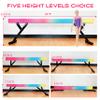 MARFULA Adjustable Balance Beam 8 ft Gymnastic Beam Adjustable Height for Kids and Teenage of All Gymnastic Levels, Gymnastic Training Beam Gymnastic Equipment for Athlete Home and Club Use view 3