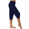 Women's Cargo Capris Hiking Pants with 6 Pockets Lightweight Quick Dry Outdoor Travel Casual Comfy Summer Pants Casual Capris Low Waist Cargo Capri Pant Lounge Cropped Trousers view 4
